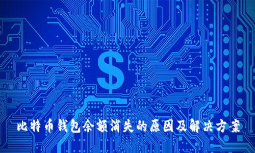 比特币钱包余额消失的原因及解决方案