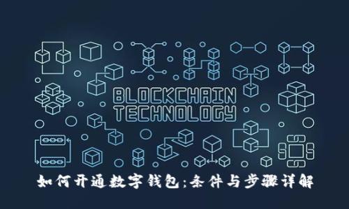 如何开通数字钱包：条件与步骤详解